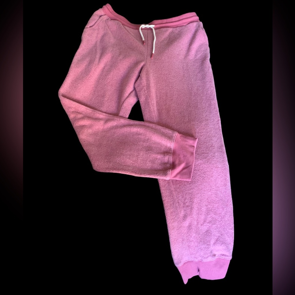 Members Mark Reverse Fleece Jogger Dark Rose Pink Plus Size XXL Lounge Pants - Picture 4 of 11